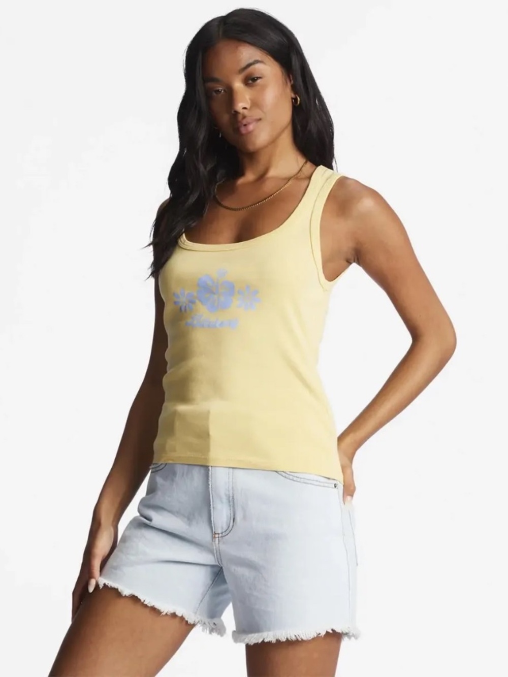 Billabong So Much Mahalo Yellow Tank